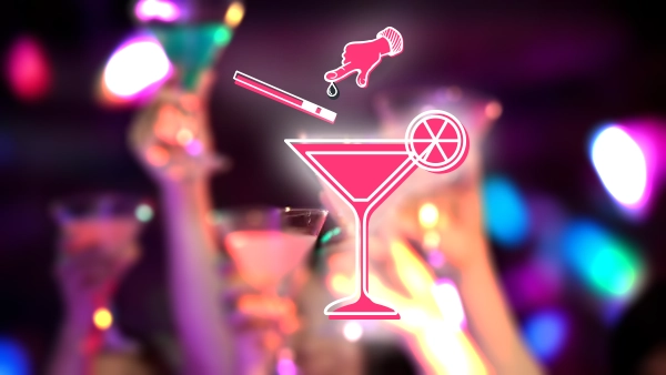 Menschen tanzen in einem Club