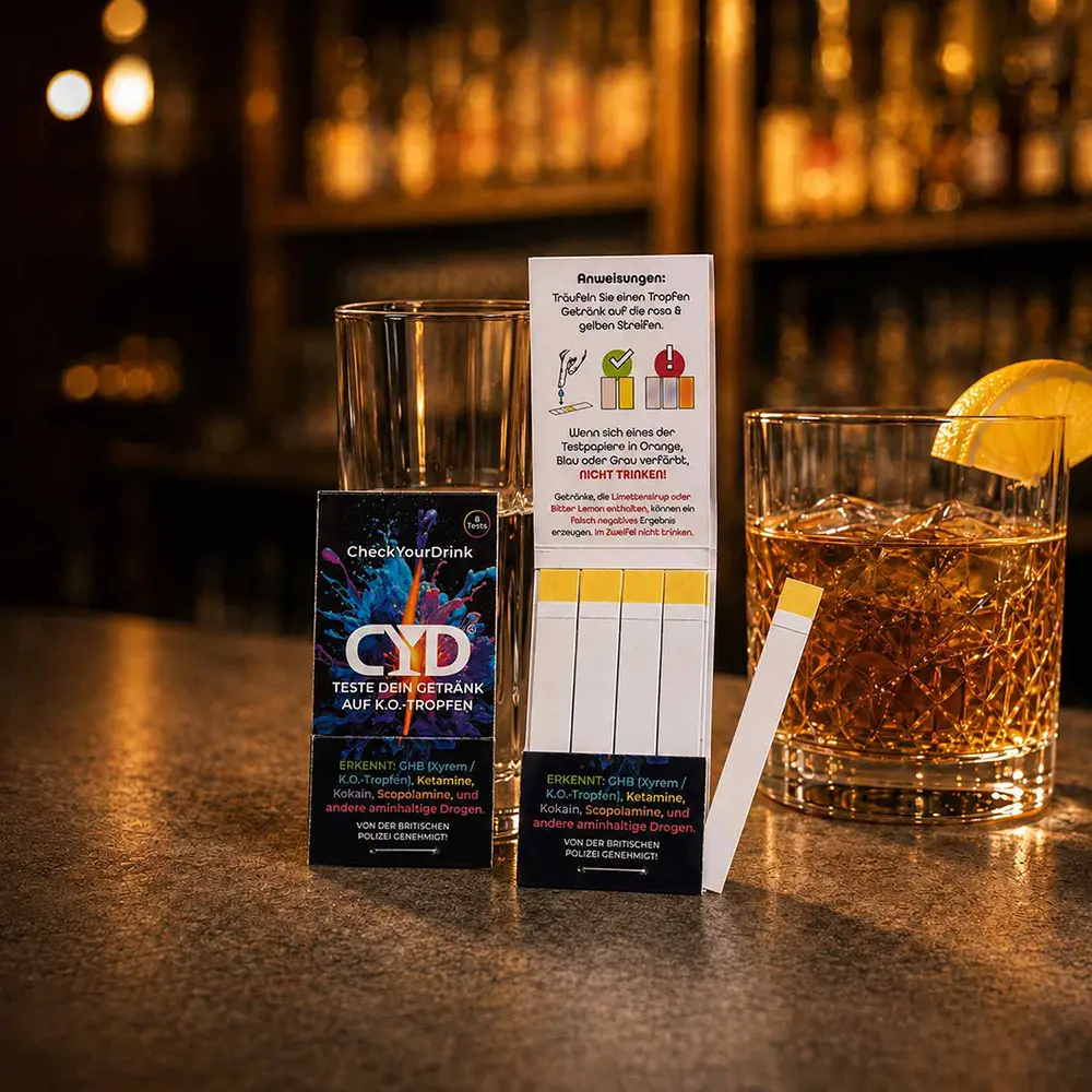 Check your drink 8er Pack Matchbook – Produktfoto
