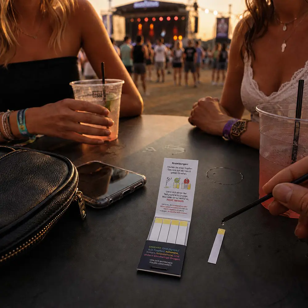 Festival-Besucher bei Open Air